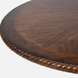 Classic mahogany Augusta Entry Table for foyer decor