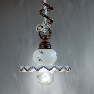 Handmade Ceramic Pendant Lamp – Italian sophistication for any space.