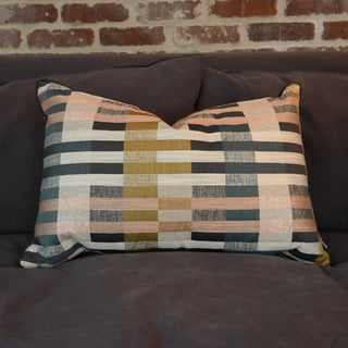 Woven Stripe Lumbar Pillow