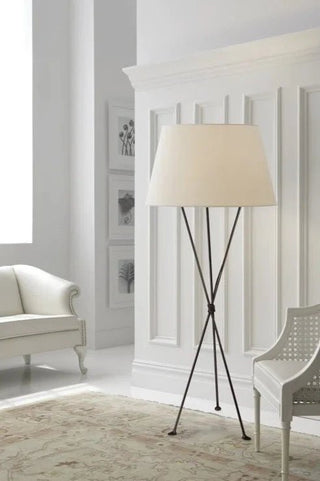 Aerin's Lebon Brass Glid Luxury Floor Lamp - 62" - Details and Design - Floor Lamp - Visual Comfort