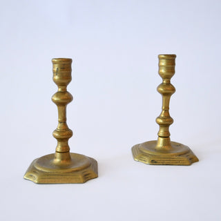 Antique Brass Candlesticks - Set of 2 - Details and Design - Accessories - Details and Design