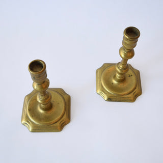 Antique Brass Candlesticks - Set of 2 - Details and Design - Accessories - Details and Design