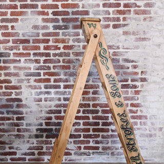 Antique Wooden Ladder - Details and Design - wood ladder - Golden Oldies