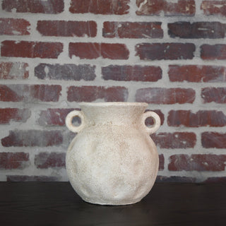 Clay Handmade Decorative Binx Vase - Details and Design - Vase - Jitana