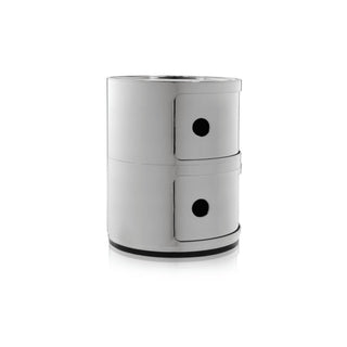 Stylish Componibili Side Table with chrome finish