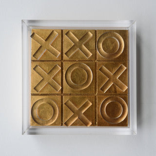 Modern Acrylic Tic-Tac-Toe Game Set for Stylish Entertainment