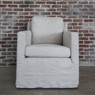 Louis Linen Swivel Chair - Details and Design - Lounge Chair - Cisco