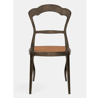 Elegant Metal and Natural Teak Ithaca Dining Chair for Your Home