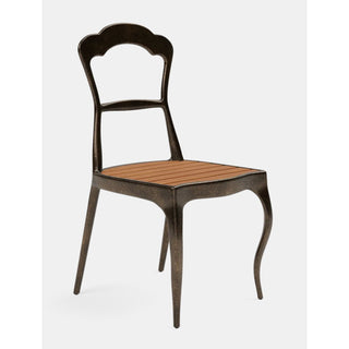 Metal and Natural Teak Ithaca Kitchen Dining Chair - Details and Design - Dining Chair - Made Goods