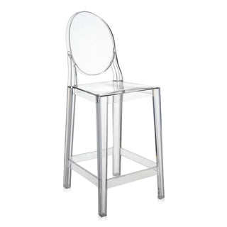 One More Philippe Starck Ghost Counter Stool in Crystal, Set of 2 - Details and Design - Bar/Counter Stools - kartell