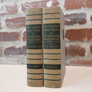 W. Somerset Maugham Books, Set of 2 - Details and Design - Details and Design Showroom
