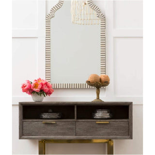 Elegant large arch mirror – perfect for any room's decor.