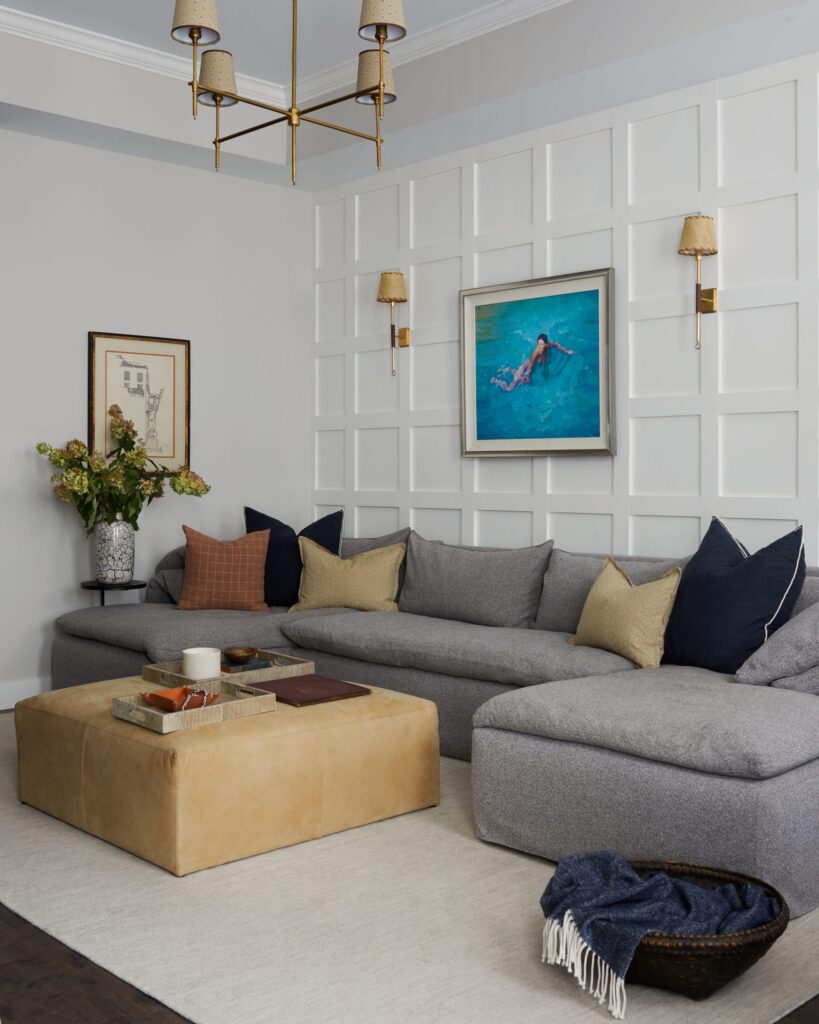 Full living room shot of Maryland home renovation