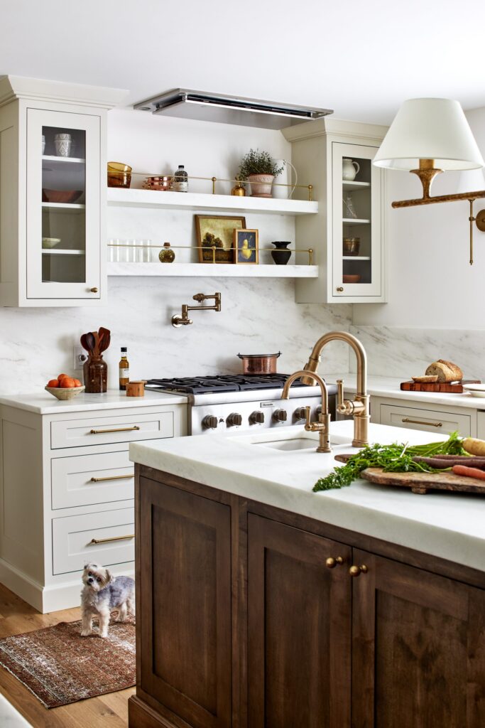A kitchen that used D+D interior design services in Annapolis, Maryland