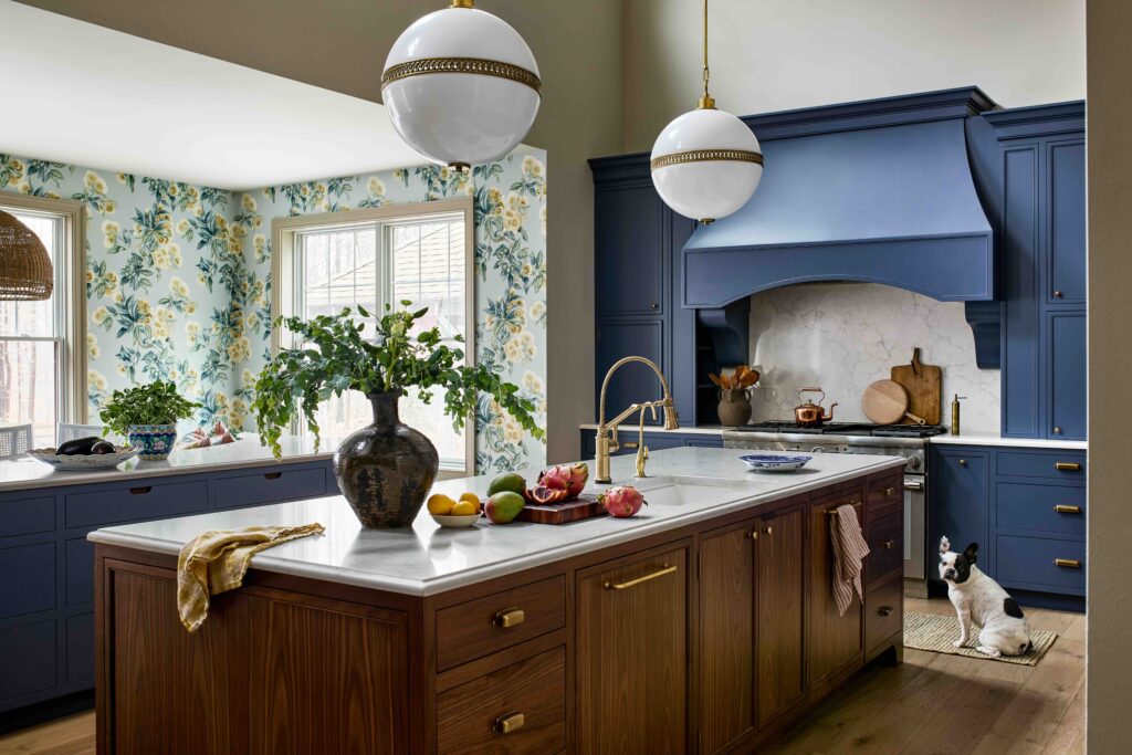 Full view of kitchen in Maryland home renovation